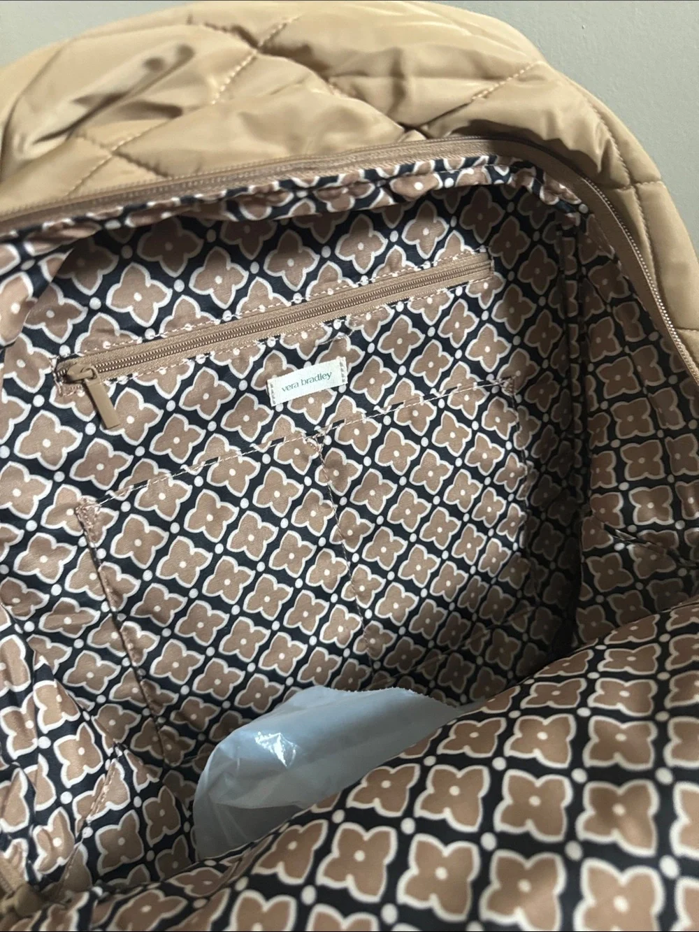 Vera Bradley Tiger’s Eye essential large backpack- NWT